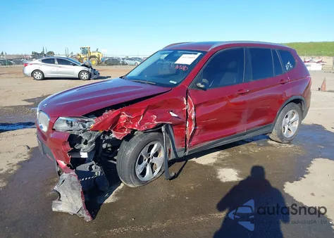 2012 BMW X3 xDrive28I from USA, damaged, VIN 5UXWX5C50CL728140